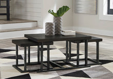 Load image into Gallery viewer, Airdon Coffee Table with Stools Set of 3
