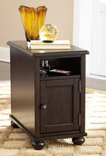 Load image into Gallery viewer, Barilanni Chairside End Table with USB Ports  Outlets
