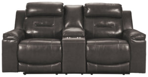 Pomellato Power Reclining Loveseat with Console