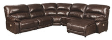 Load image into Gallery viewer, Hallstrung 5-Piece Power Reclining Sectional with Chaise
