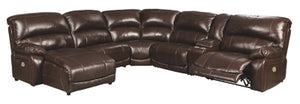 Hallstrung 6-Piece Power Reclining Sectional with Chaise