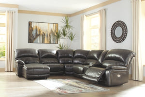 Hallstrung 6-Piece Power Reclining Sectional with Chaise